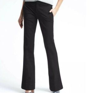Banana Republic - Black Peyton Bi-Stretch Flare Pant